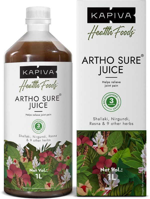 Kapiva Artho Sure Juice – 1L | Ayurvedic Joint Pain Relief for Arthritis & Knee Pain(1000 ml)