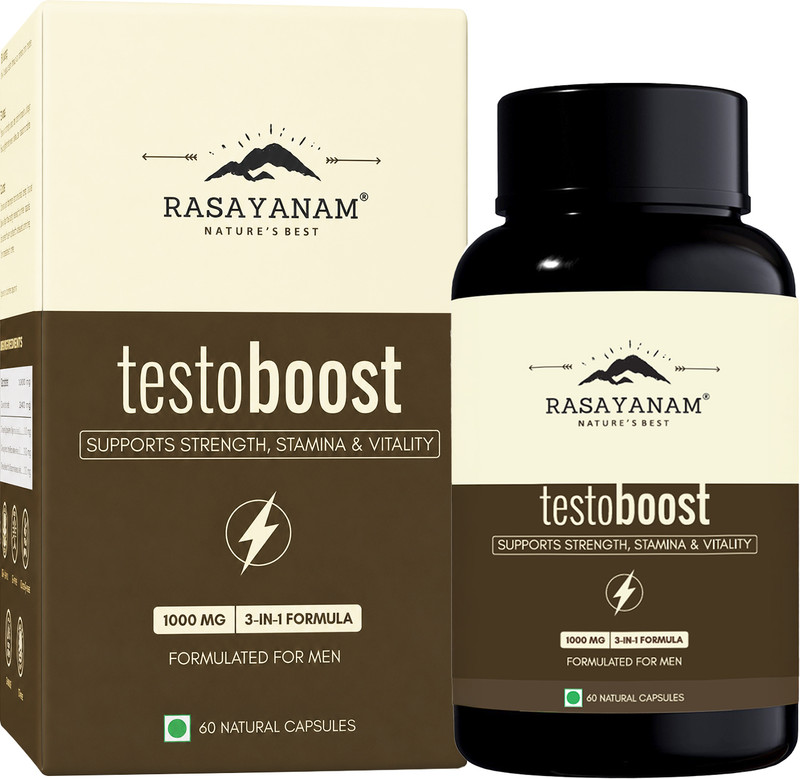 Rasayanam Shilajeet, Pure Ashwagandha, Safed Musli Capsules | Only Natural ingredients(60 mg)