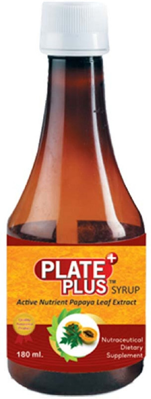 Rajasthan aushdhalaya PLATE PLUS | Helpful To Cure Thrombocytopenia & Low Platelet Count | 180ml Syrup(180 ml)