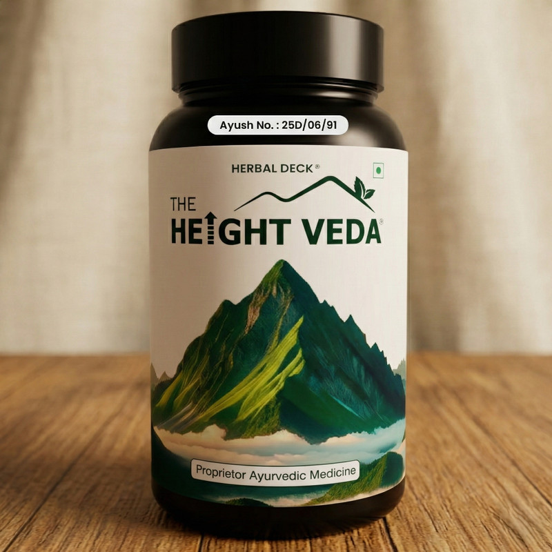 Herbal Deck Height Veda 18 Ayurvedic Height Support Powder(150 g)