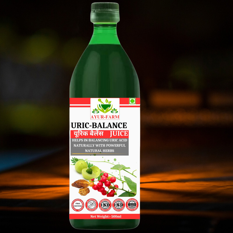 Ayur Farm Ayurvedic Uric Balance Juice: A Holistic Remedy for Uric Acid Management(Pack of 2, 1000 ml)