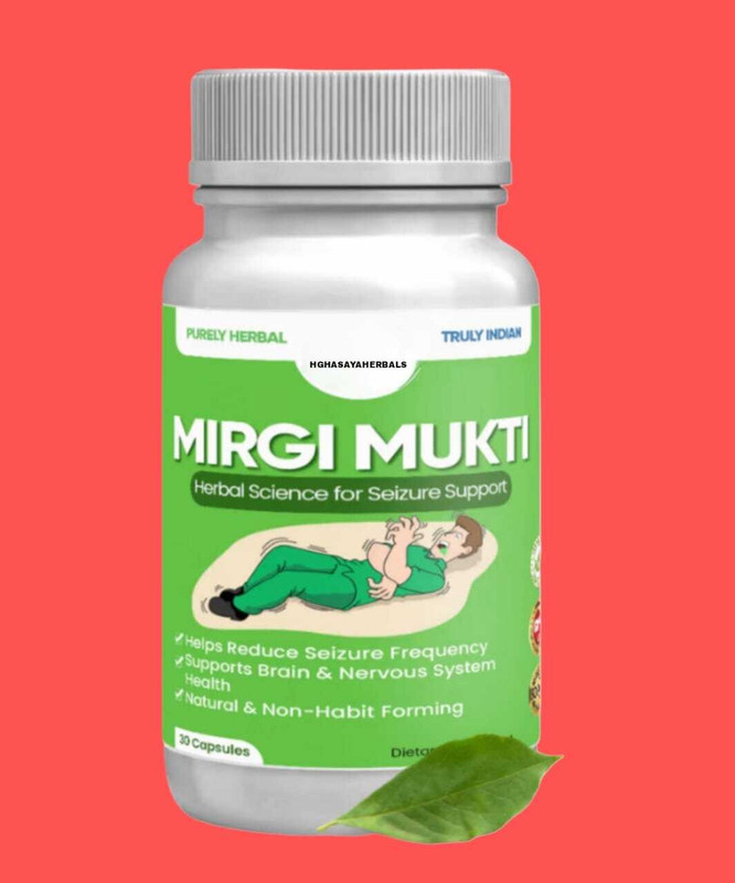 HGHASAYAHERBAL Mirgi Mukti Capsules – Herbal Seizure Support Ayurvedic 41(30 Capsules)