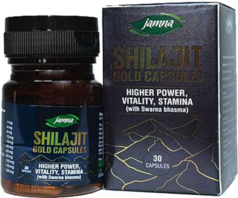 jamna Shilajit Gold Capsules| Higher Power, Vitality & Stamina(30 Capsules)