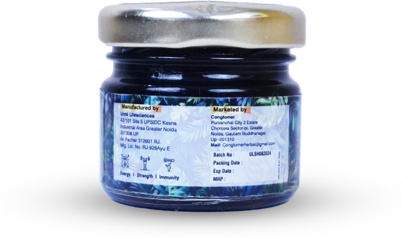 conglomer Pure Ayurvedic Shilajit Resin For Strength, Power & Stamina(20 g)