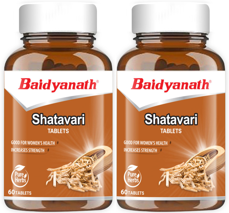 Baidyanath Shatavari Tablets- Complete Women’s Wellness | Good for Nutrition, Supports lactation, Boosts Immunity |(60 Tablets)