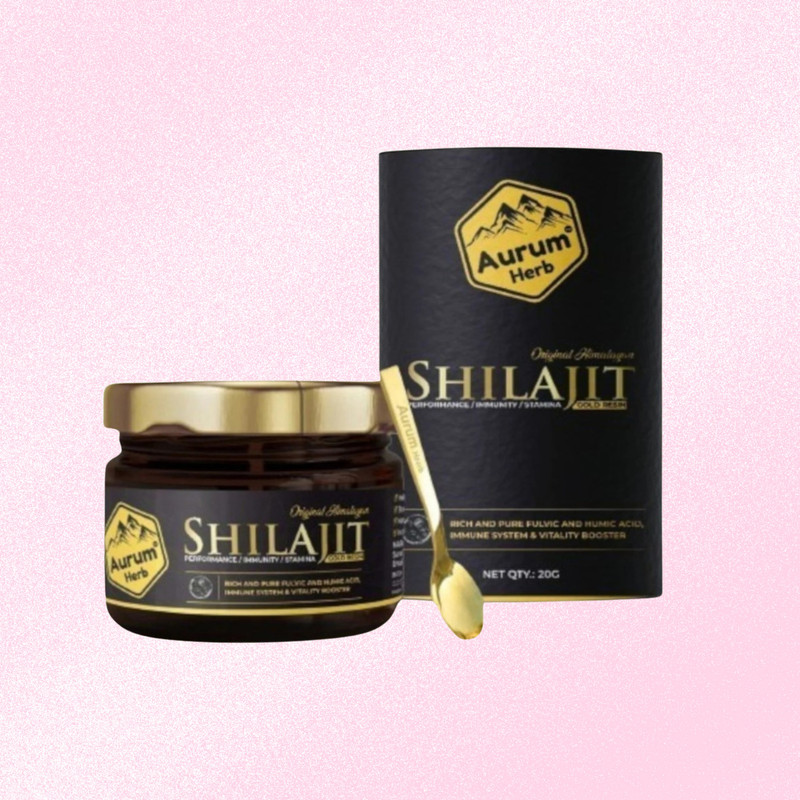 AURUM HERB Pure Shilajit Resin,Himalayan Shilajit for Men,Women,Boost Performance,Power(20 g)