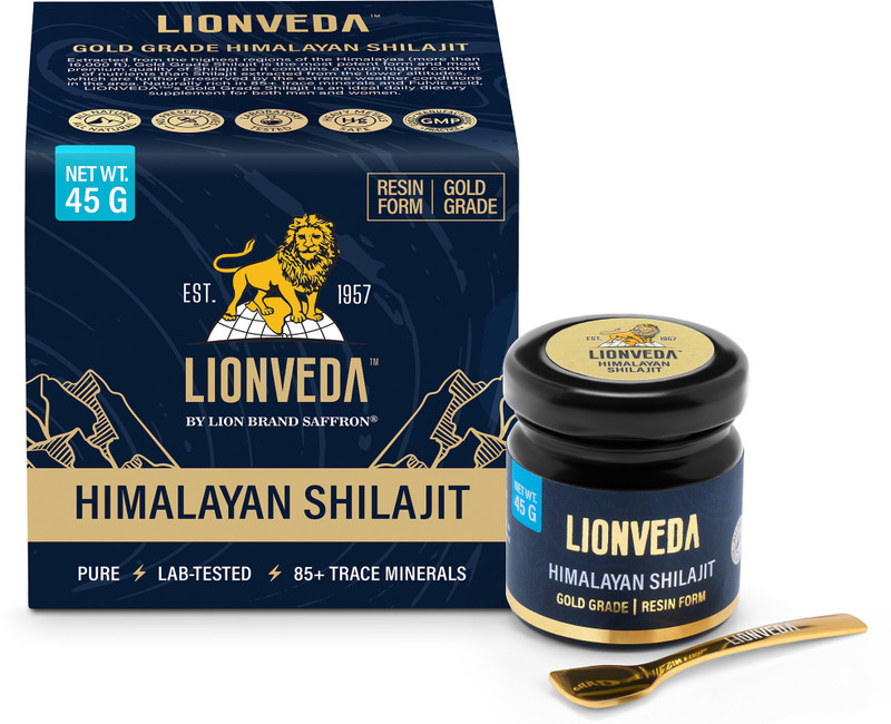 LIONVEDA 25g Original Himalayan Shilajit Resin for Men,Stamina,Power & Gym-Pure & Natural(25 g)