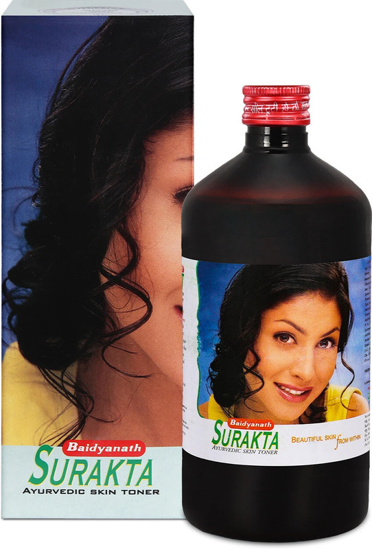 Baidyanath Surakta- an Ayurvedic Skin Toner | can help purify the blood & Improves skin complexion(450 ml)