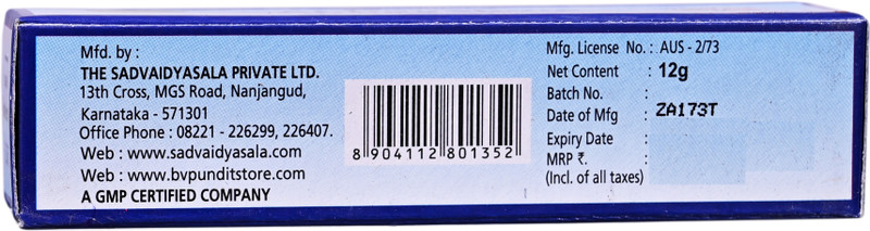 B.V. PUNDIT'S Abhyalepa(12 g)