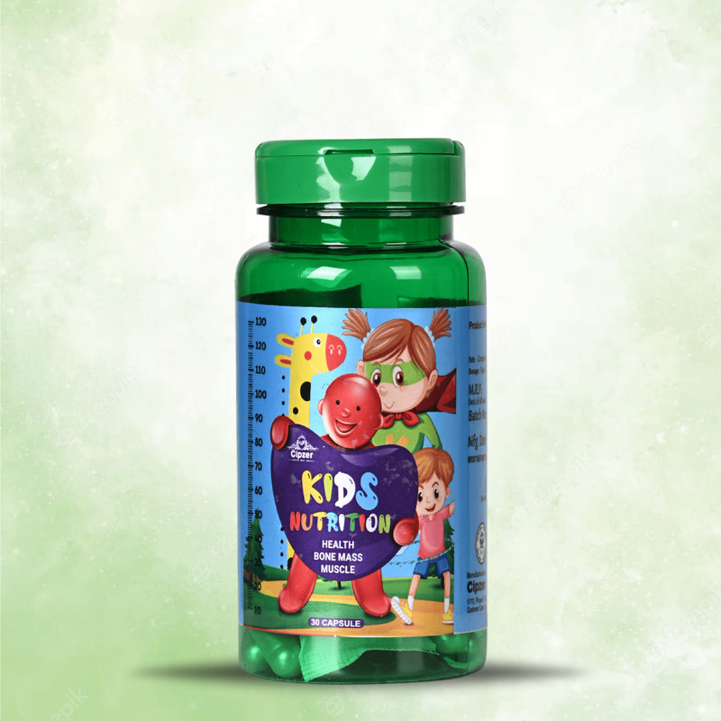 CIPZER Kids Nutrition 30 Capsules-For Healthy Bone & Mass Muscle(30 Capsules)