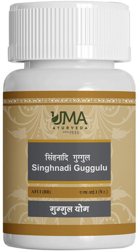 Uma Ayurveda Singhnadi Guggul 1000 Tab Useful in Deficiencies General Wellness Immunity Boost(1000 Tablets)