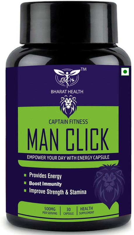 BHARAT HEALTH MAN CLICK CAPSULE (30 VEG CAPSULE)(30 Capsules)