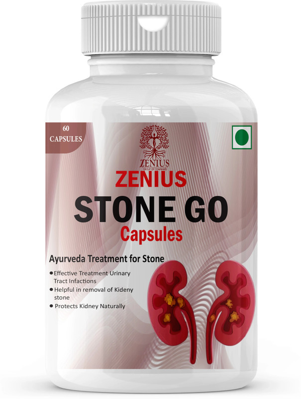 Zenius Stone Go Capsule | Kidney Stone Removal - Pathri Ki Dawa for Health(60 Capsules)
