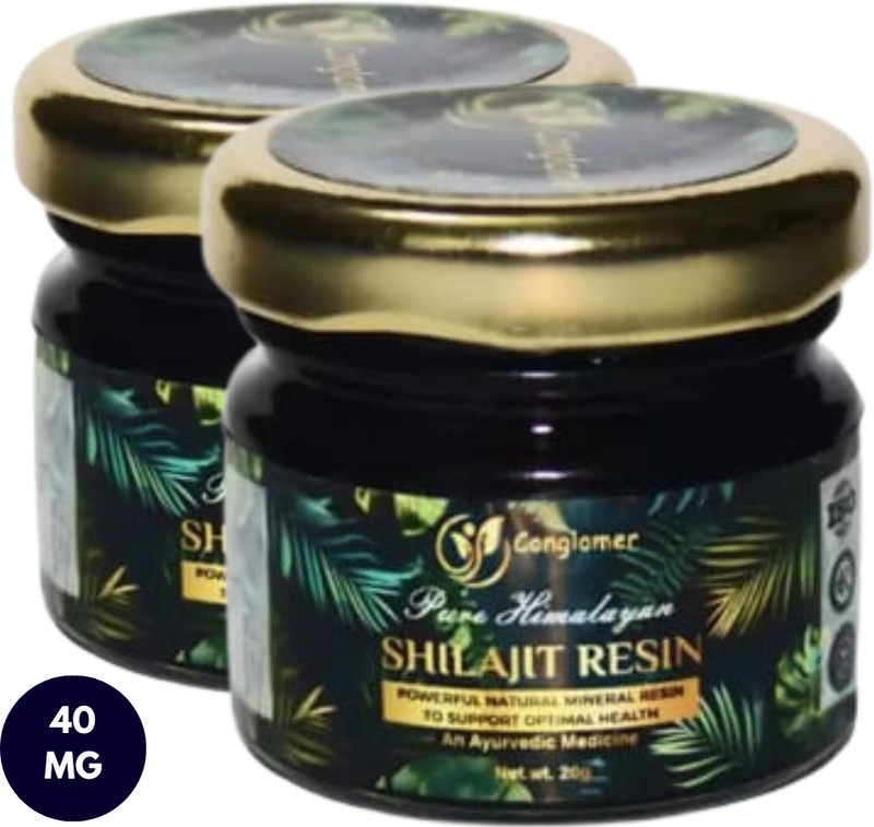 conglomer Shilajit Power Boost Herbal Extract Resin(20 g)