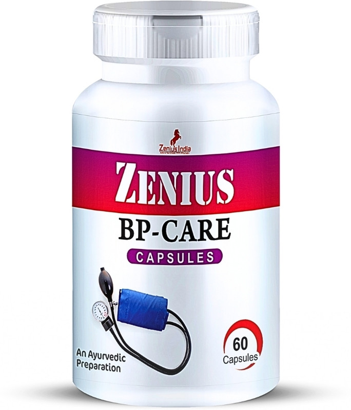 Zenius BP Care Capsule | Blood Pressure Medicine for Control BP(Pack of 2, 60 Capsules)