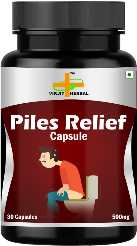 VIKJIT HERBALS PILES RELIEF CAPSULE(30 Capsules)