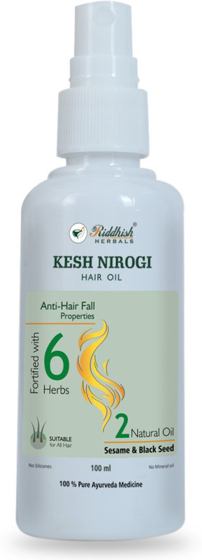Riddhish HERBALS Kesh Nirogi Anti Hair fall Oil 100ml | Useful in Hair fall and Dandruff(100 ml)