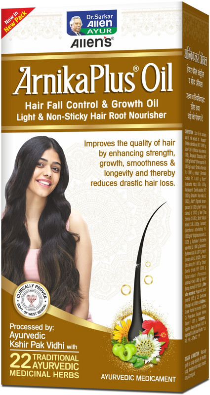 Allen's ArnikaPlus Hair Oil (100 ml )(Pack of 6, 600 ml)
