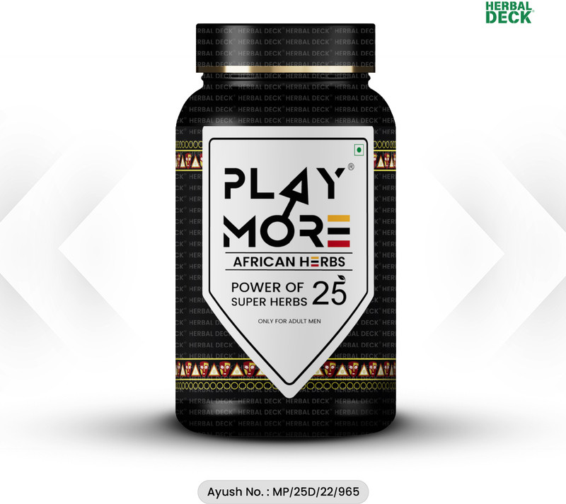 Herbal Deck PlayMor African Herbs | Energy Booster for Men(150 g)
