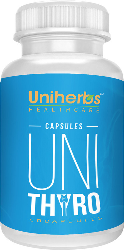 Uniherbs Uni Thyro Capsule To Support,Control Thyroid Problems,Maintain Health-60 Capsule(60 Capsules)