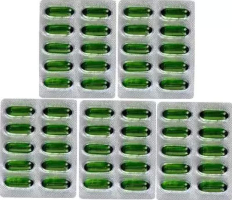 PHARMAZAIN LIFE SCIENCES Vitamin E capsule for Face Pimple Glowing Skin & hair care(50 Capsules)
