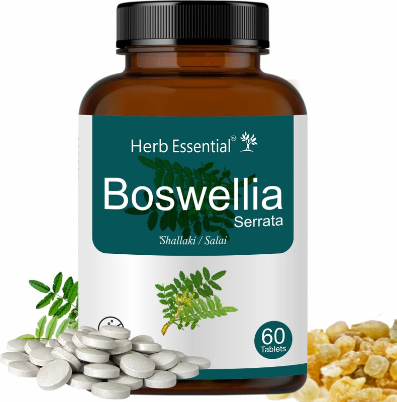 Herb Essential Boswellia Bone And Joint Wellness 500Mg Tablet - 60 Count(60 Tablets)