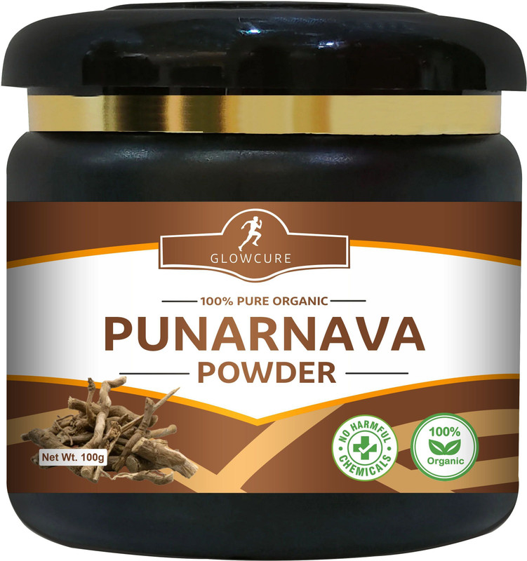 GLOWCURE Punarnava Powder | For Liver & Kidney Wellness | Boerhavia Diffusa Root Powder(100 g)