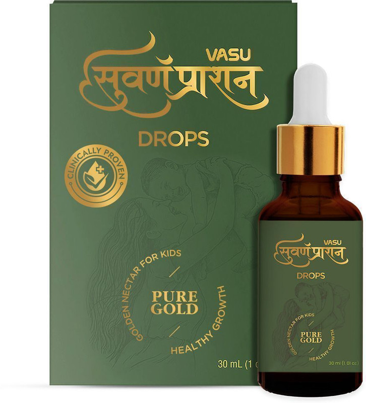 VASU Swarnaprashan for Kids 30ml- Formulated with Pure 24CT Suvarna Bhasma(30 ml)