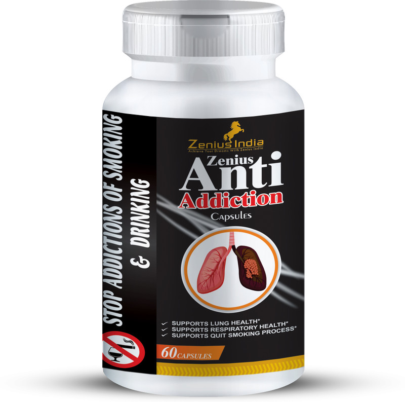 Zenius Anti Addiction Capsule for Alcohol de Addiction Medicine/Anti Alcohol Medicine(60 Capsules)