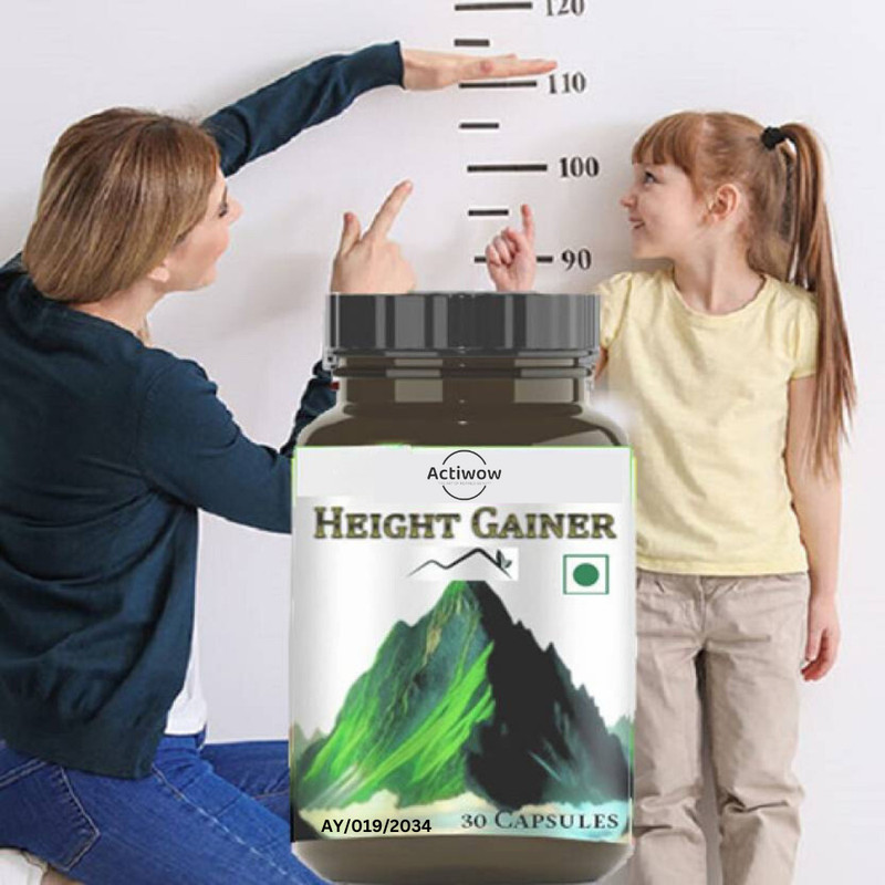 ACTIWOW Height Gainer Capsules for Male and Female Height Enhancement(30 Capsules)