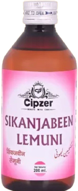 CIPZER Sikanjabeen Lemuni Helpful in Nausea, Vomiting, Indigestion & High Fever 200 ML(200 ml)