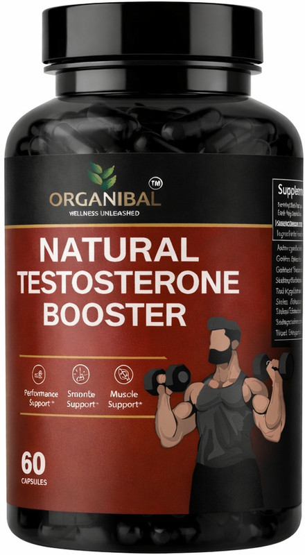 ORGANIBAL Natural Herbal Stamina Booster Capsules Supplement for Men 1010mg(60 Capsules)
