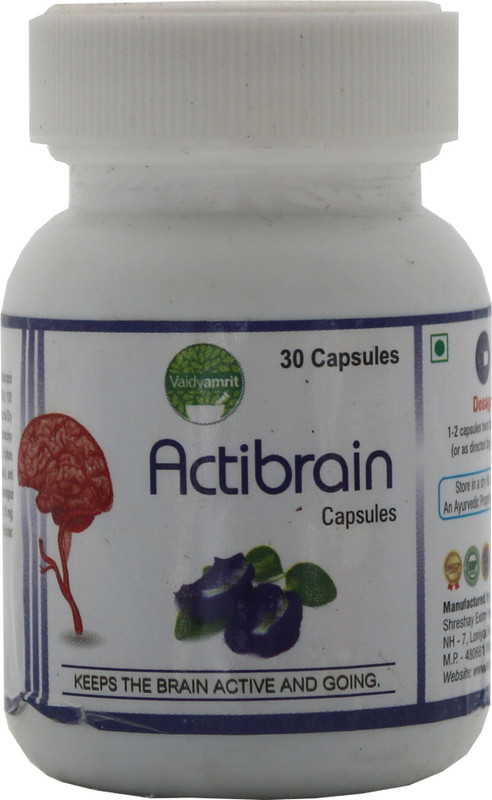 vaidyamrit Actibrain Capsule(30 Capsules)