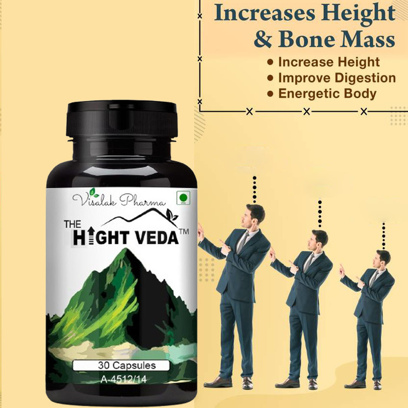 hight veda Height Vedaa Capsules Height Increasing | boys & grils | Ayurvedic Capsules(30 Capsules)
