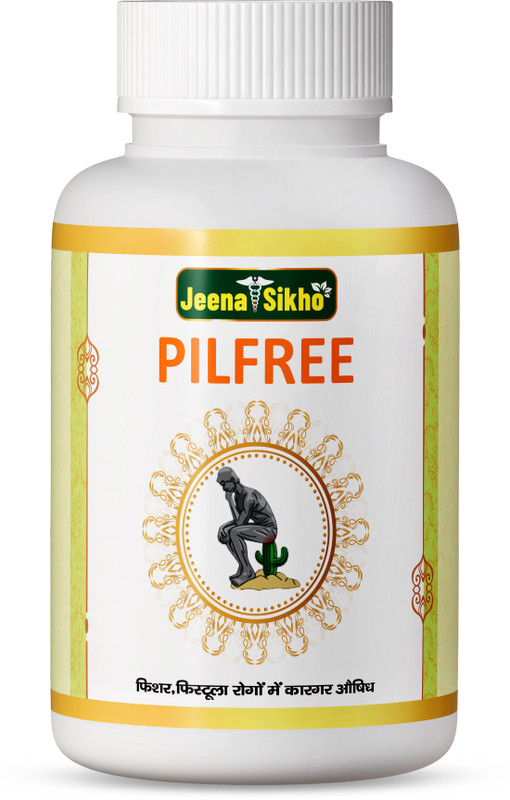 Jeena Sikho Pilfree | Herbal Support for Piles Care & Digestive Health(60 Capsules)