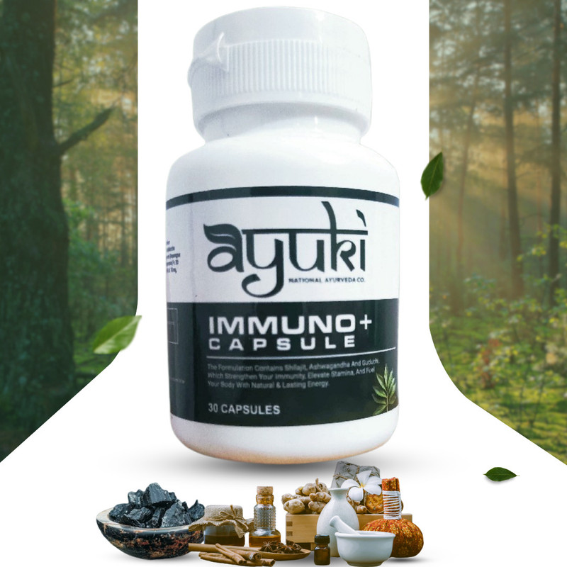AYUKI shilajit for women capsules with best shilajit | Boosts Stamina(30 Capsules)