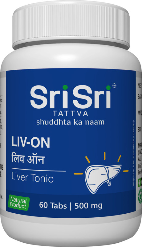 Sri Sri Tattva Liv On Tablet | Rejuvenates the Liver | 60 Tablets(60 Tablets)