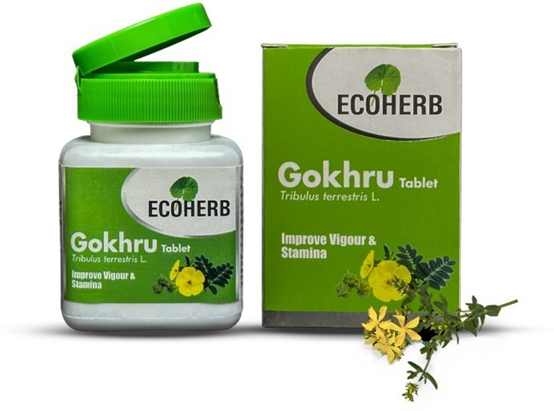 eco herb GOKHRU TABLET(Pack of 60, 60 Tablets)