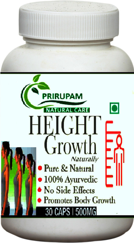 Prirupam HEIGHT GROWTH NATURALLY Ayurvedice Capsules-30(30 Capsules)