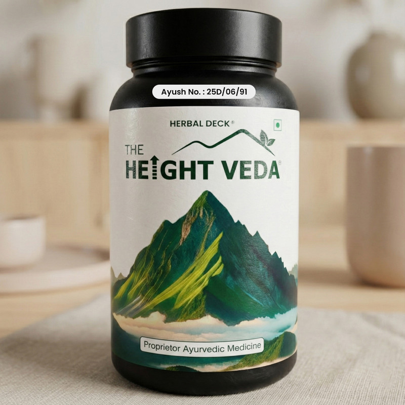 The Height Veda Increase Height Naturally with Height Booster Herbs Formula(150 g)
