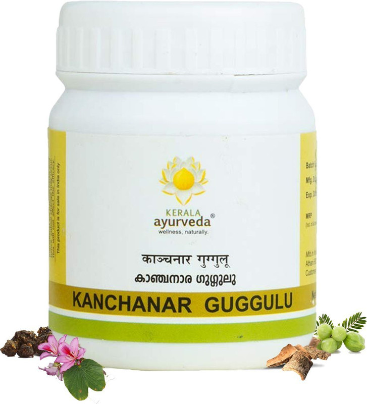 Kerala Ayurveda Kanchanar Guggulu|Advanced Thyroid Health(60 Tablets)