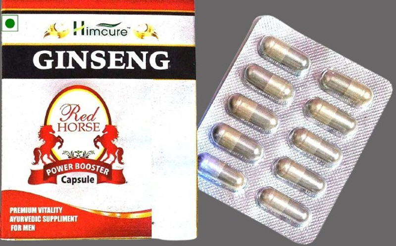 HIMCURE Ginseng Shilajit Gold Capsule for men's(10 Capsules)