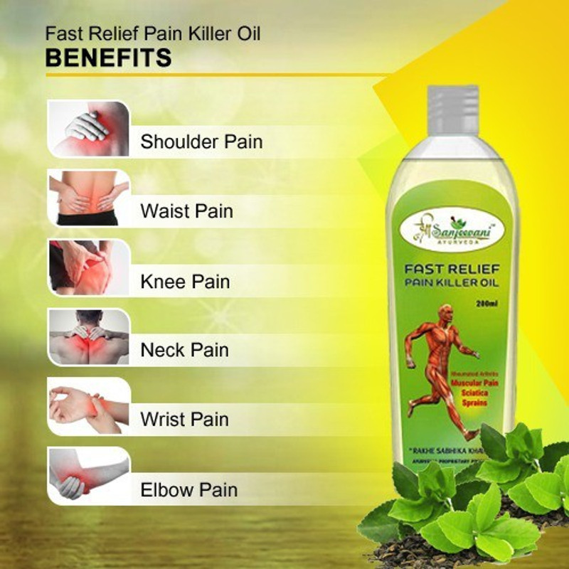 SHREE SANJEEVANI FAST RELIEF PAIN KILLER OIL(200 ml)