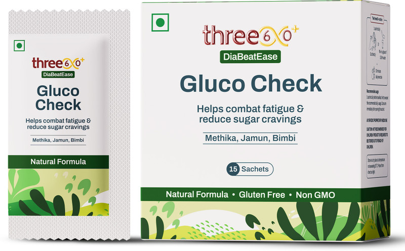 three60+ Diabex Ayurvedic Capsules for Blood Sugar Management(300 g)