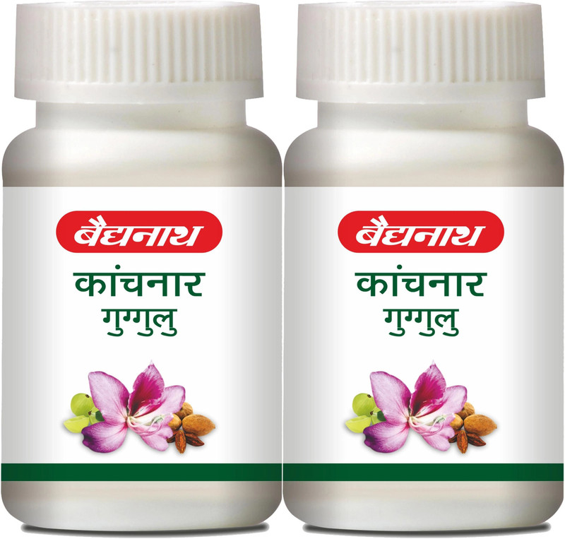 Baidyanath Kanchnar Guggulu – an Ayurvedic Formulation | Helpful in Hormonal imbalance, Joint Pains and Eliminate Toxins | Pack of 2(Pack of 2, 80 Tablets)