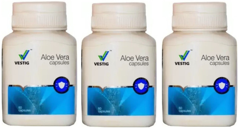Vestig Aloevera Capsule 180 Nos.(180 Capsules)