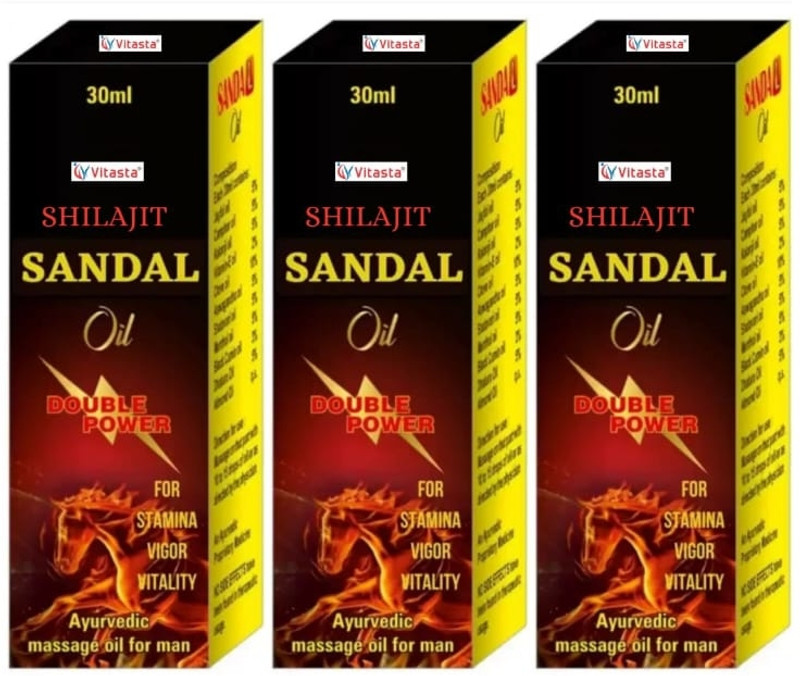 VITASTA Ayurvedic Shandha massage oil(Pack of 3, 90 ml)