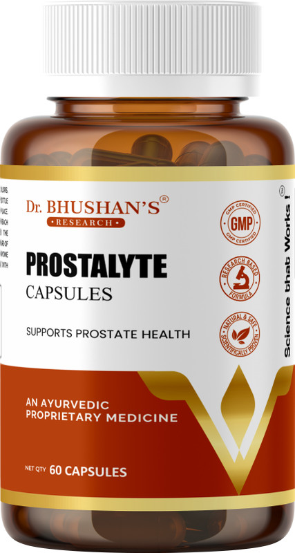 Dr. Bhushan's Research Prostalyte Capsules for Prostate - 60 Capsules(60 Capsules)