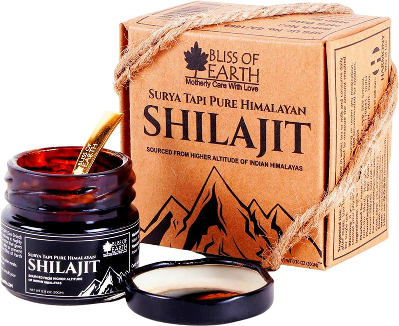 Bliss of Earth Surya Tapi Himalayan Shilajit Resin Premium Shilajeet Performance Booster(20 g)