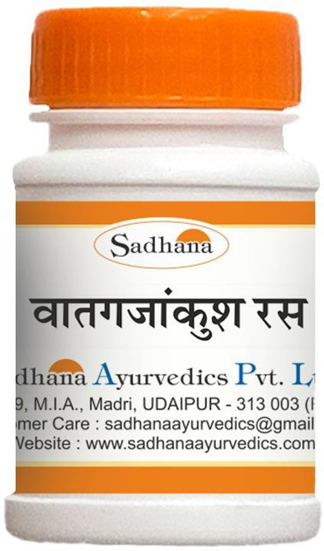 Sadhana Ayurvedics Vatganjankush Ras-10 Grams (Set of 3)(Pack of 3, 10 g, 10 ml, 10 ml)